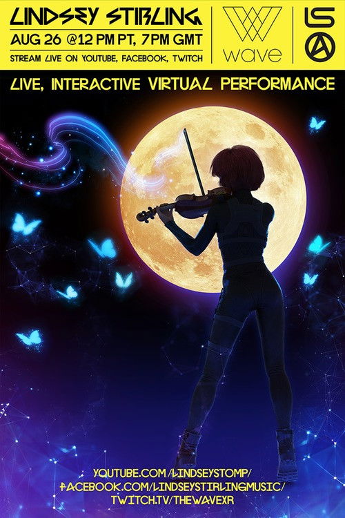 Lindsey Stirling - Artemis Virtual livestream VR concert (2019) poster