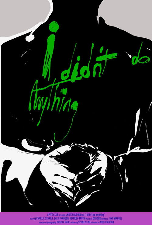 i didn't do anything (2025) poster