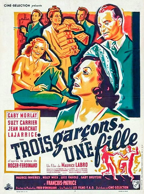 Three Boys, One Girl (1948) poster
