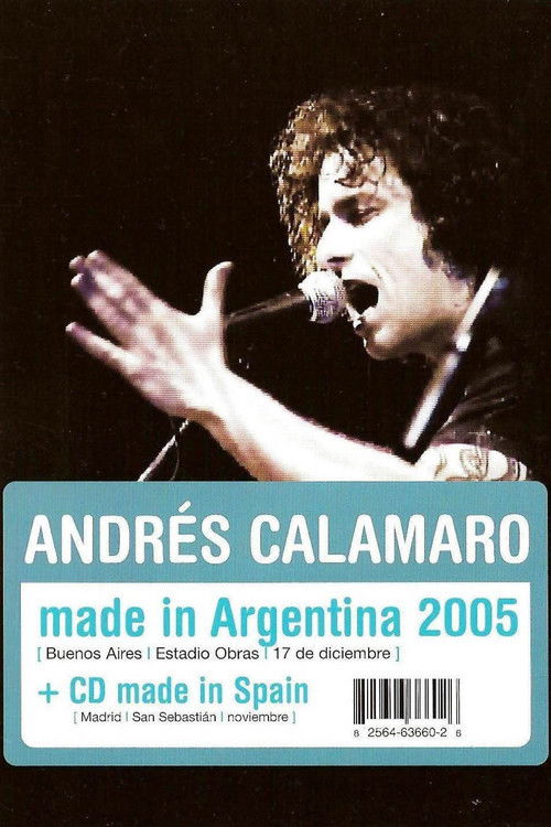 Andrés Calamaro - Made In Argentina (2006) poster