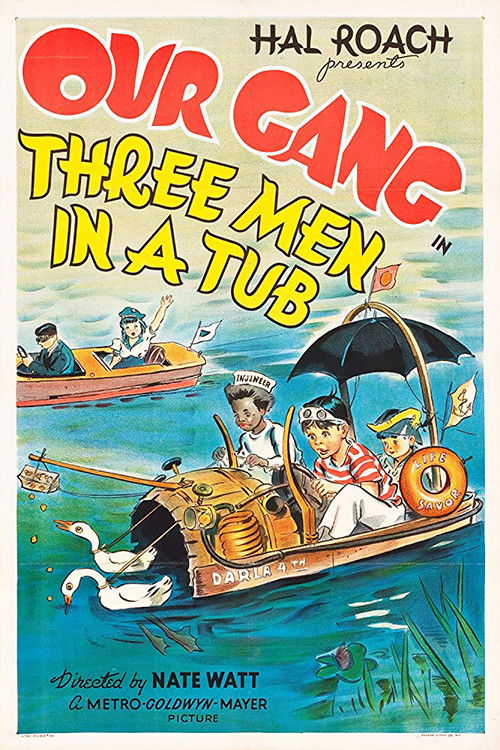 Three Men in a Tub (1938) poster