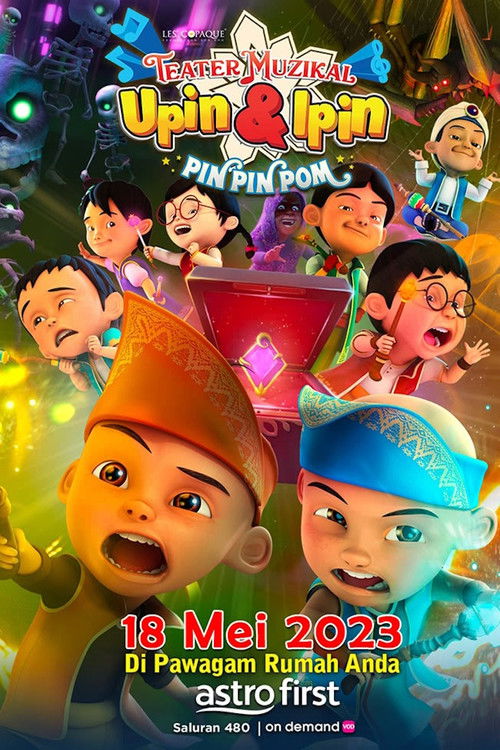Teater Muzikal Upin & Ipin Pin Pin Pom! (2023) poster