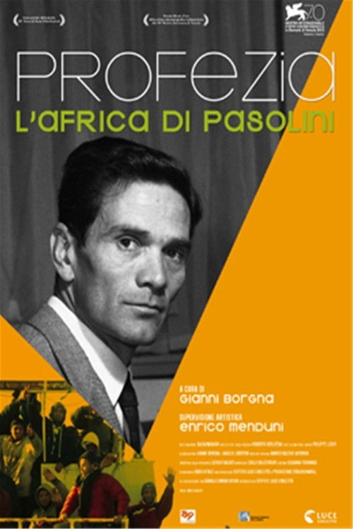 Prophecy - The Africa of Pasolini (2013) poster