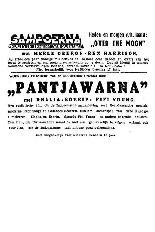 Pantjawarna (1941) poster