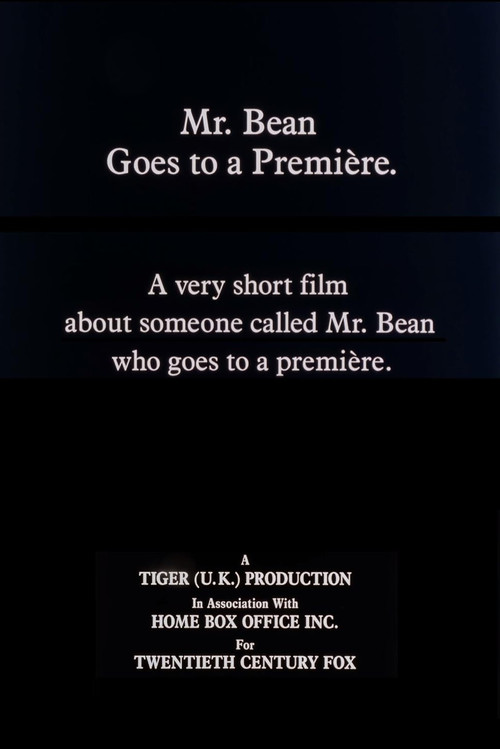 Mr. Bean Goes to a Première (1991) poster