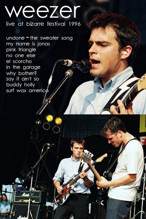 Weezer: Live at Bizarre Festival (1996) poster