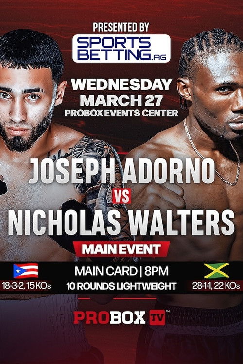 Joseph Adorno vs. Nicholas Walters (2024) poster