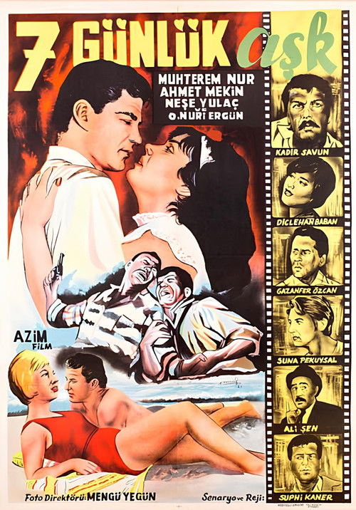 Yedi Günlük Aşk (1962) poster