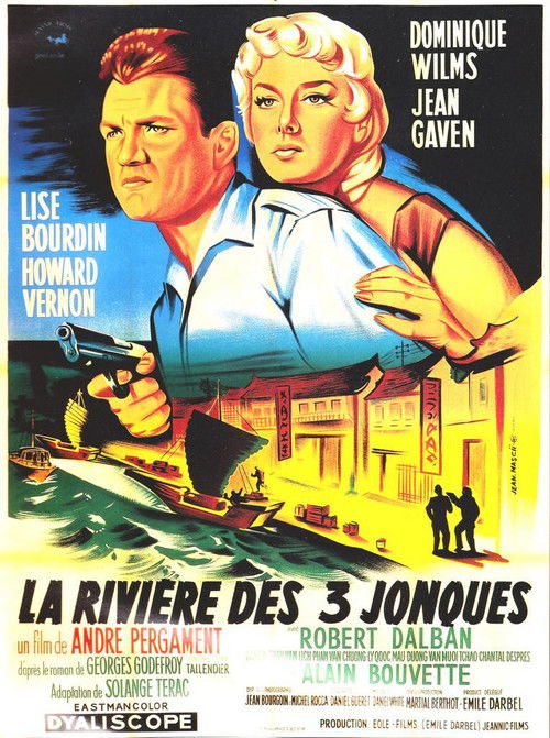 The River of Three Junks (1957) poster