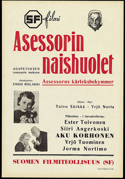 Asessorin naishuolet (1937) poster