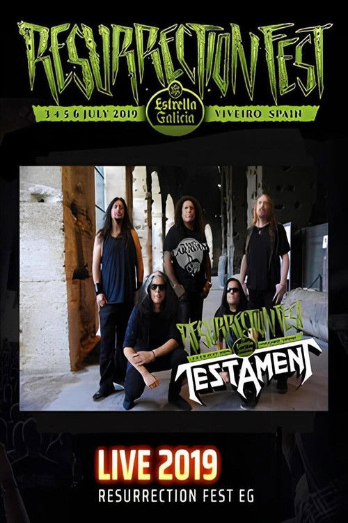 Testament - Live at Resurrection Fest EG 2019 (2020) poster