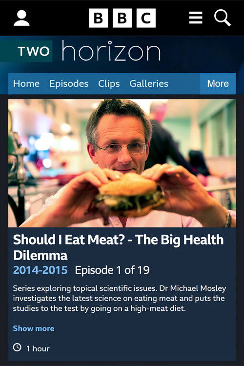Should I Eat Meat? The Big Health Dilemma (2014) poster