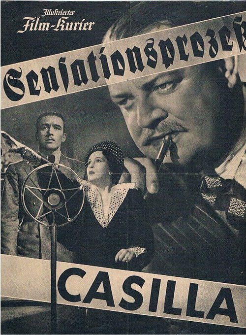 Sensationsprozess Casilla (1939) poster