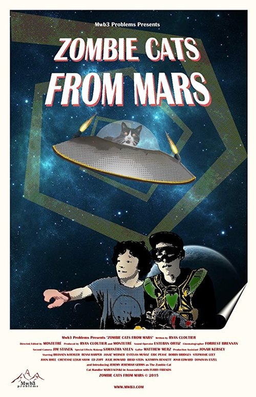 Zombie Cats from Mars (2015) poster