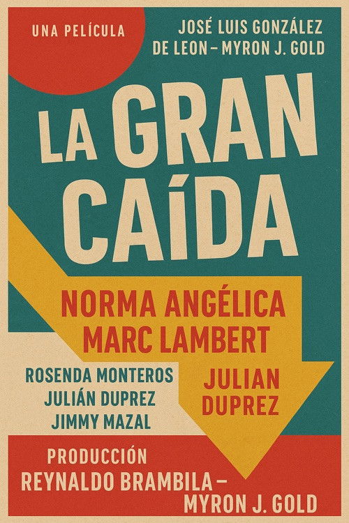 La gran caída (1958) poster
