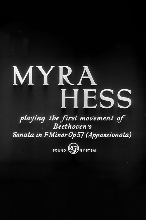 Myra Hess (1945) poster