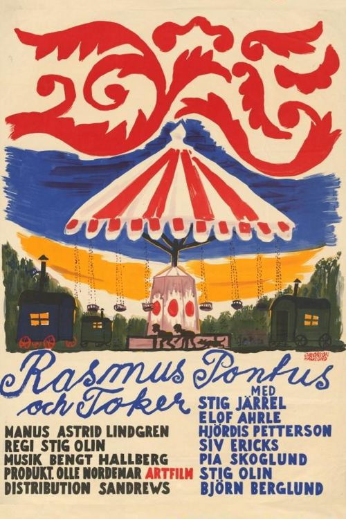 Rasmus, Pontus and Toker (1956) poster