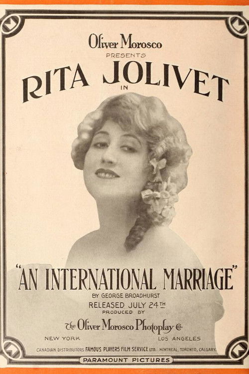 An International Marriage (1916) poster