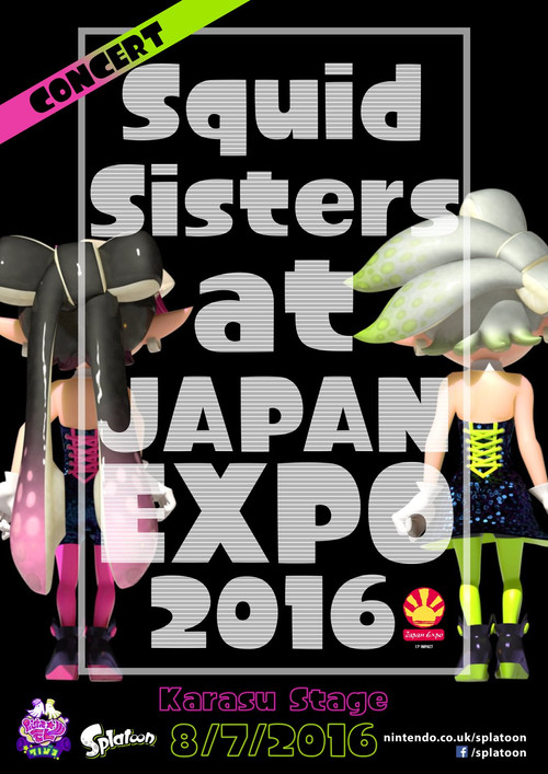 Splatoon - Squid Sisters Concert at Japan Expo 2016 (2016) poster