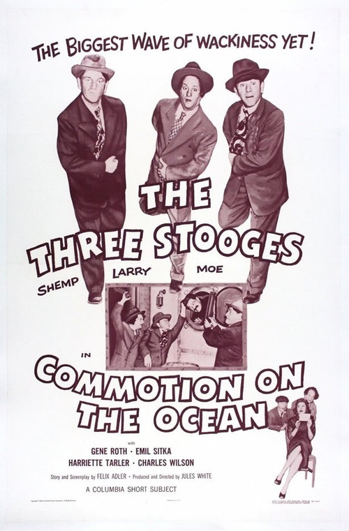Commotion on the Ocean (1956) poster