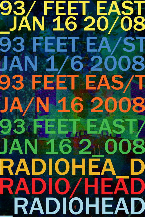 Radiohead: Live From 93 Feet East, London (2008) poster