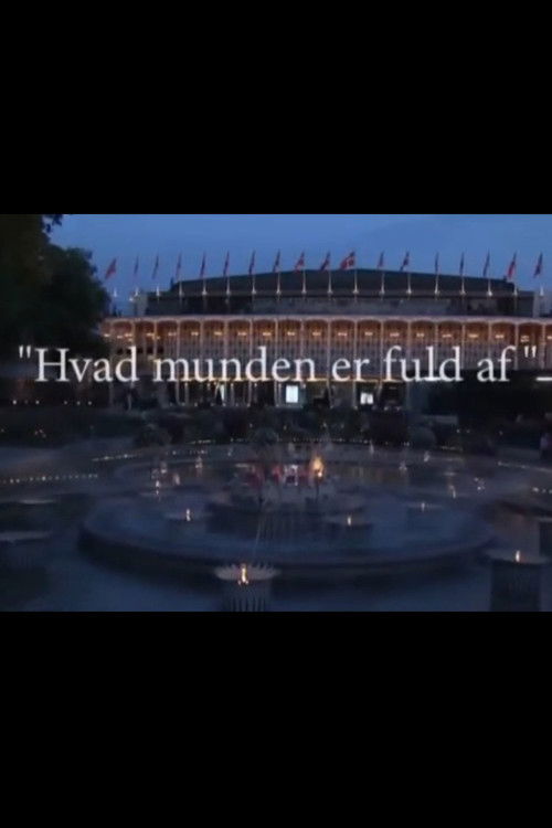 Niels Hausgaard: Hvad munden er fuld af (2009) poster