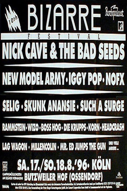 Prong: Live at Bizarre Festival (1996) poster