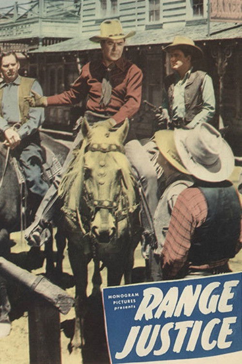 Range Justice (1949) poster