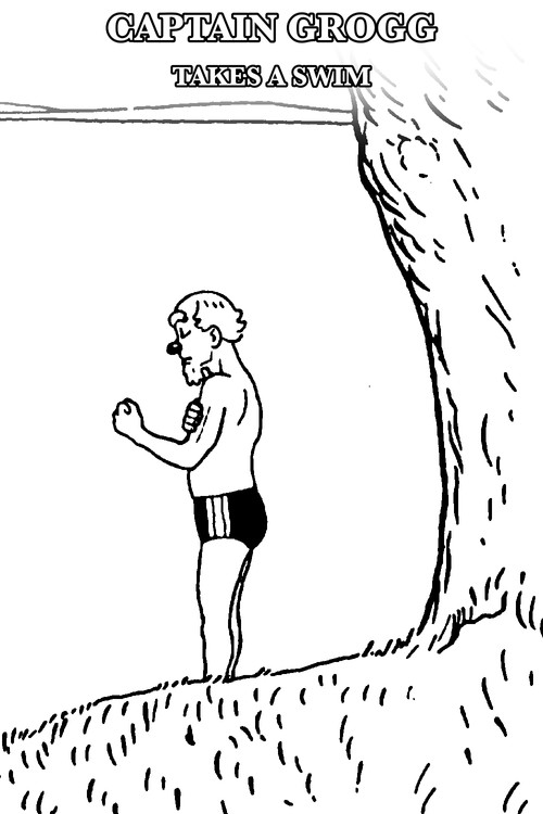 Captain Grogg takes a swim (1919) poster