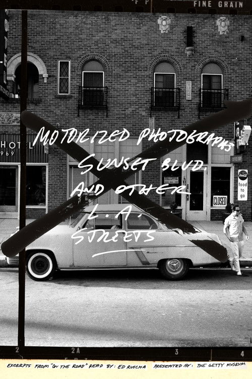 Ed Ruscha - Motorized Photographs of Sunset Blvd. and Other L.A. Streets (2019) poster
