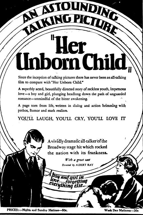 Her Unborn Child (1930) poster