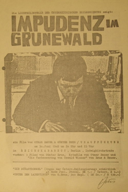 Impudence in Grunewald (1969) poster