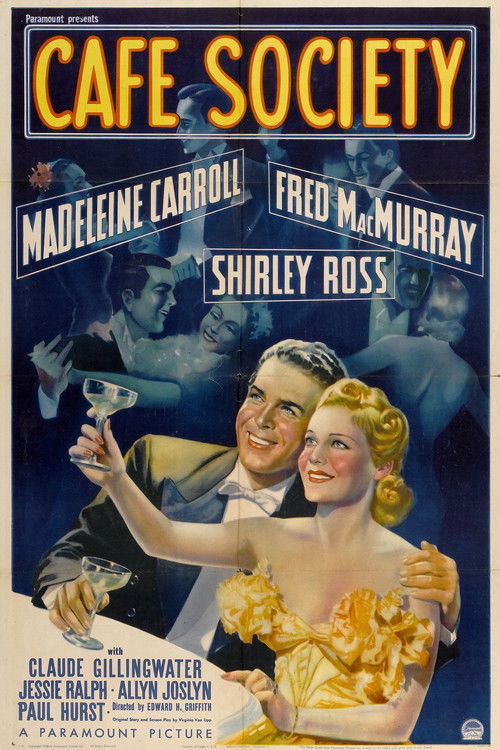 Cafe Society (1939) poster