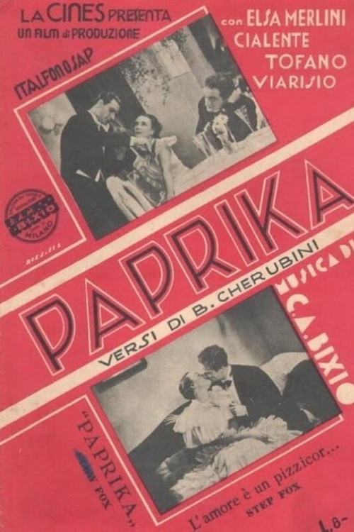 Paprika (1933) poster