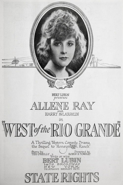 West of the Rio Grande (1921) poster