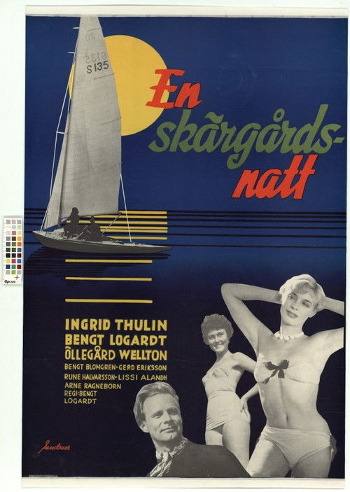 En skärgårdsnatt (1953) poster