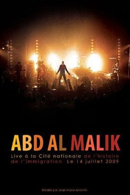 Abd Al Malik - Live à la Cité Nationale de l'Histoire de l'Immigration (2009) poster