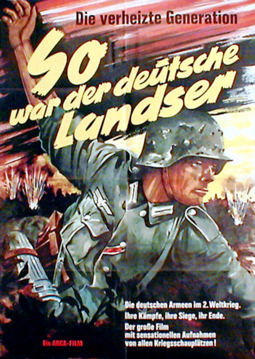 So war der deutsche Landser (1955) poster