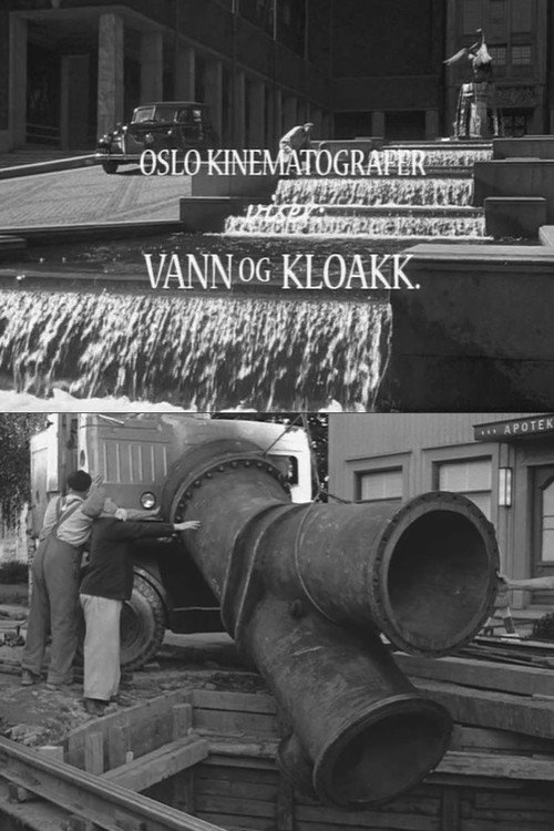 Oslofilm: Vann og kloakk (1953) poster