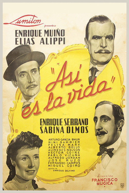 Así es la vida (1939) poster