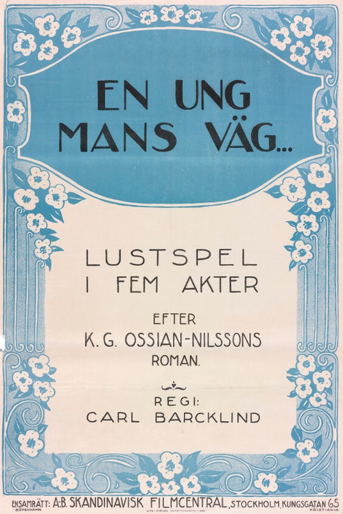 En ung mans väg (1919) poster