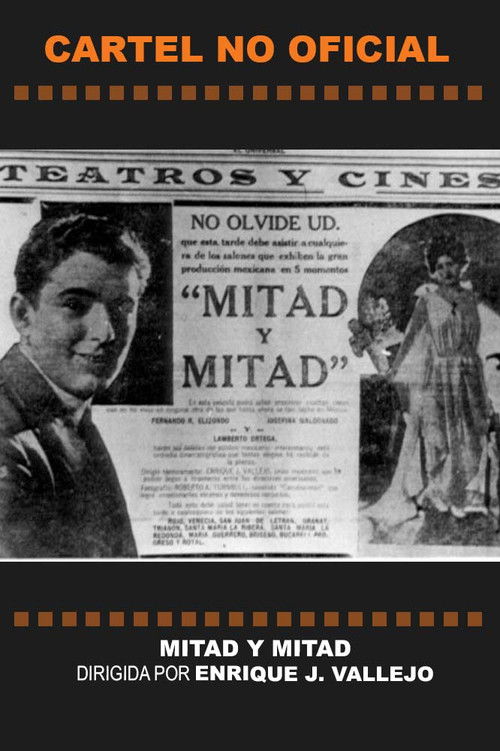 Mitad y mitad (1921) poster