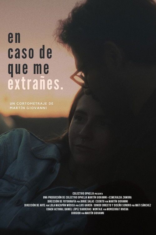 En caso de que me extrañes (2025) poster