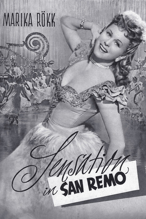 Sensation in San Remo (1951) poster