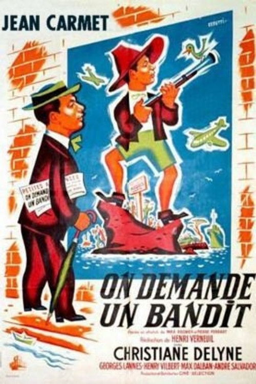 On demande un bandit (1951) poster