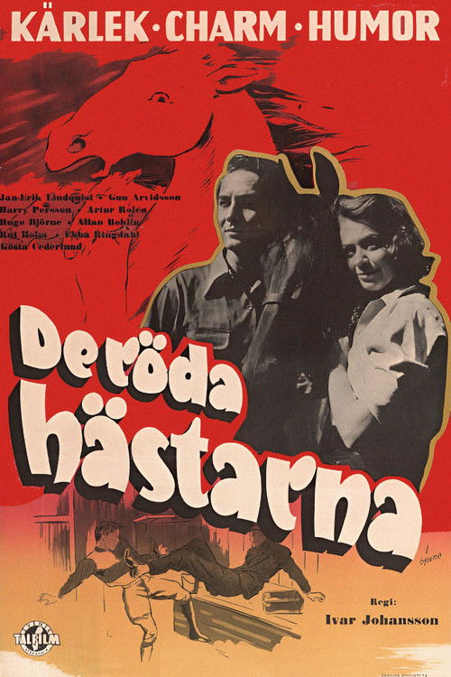 De röda hästarna (1954) poster