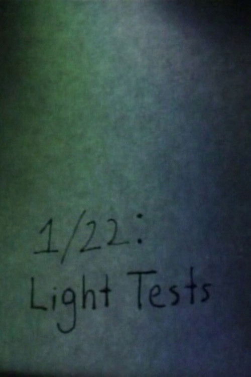 1/22: Light Tests (2022) poster