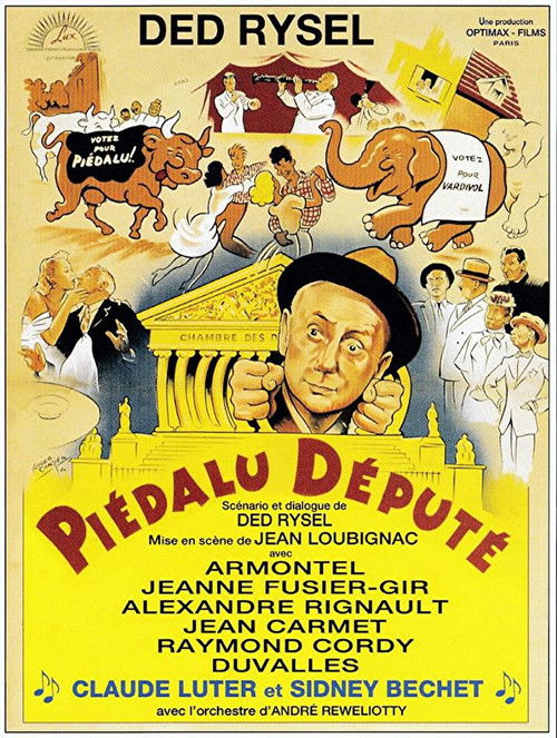 Piédalu député (1954) poster