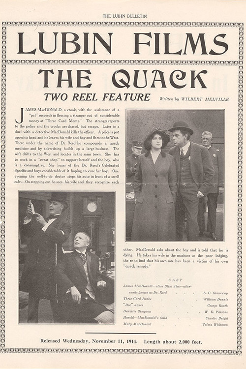 The Quack (1914) poster