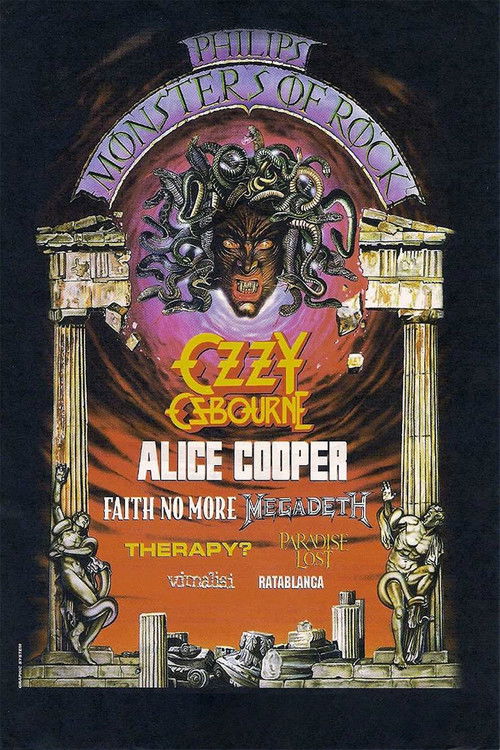 Ozzy Osbourne: [1995] Monsters Of Rock Chile (1995) poster